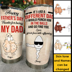 Custom Name Funny Father's Day Gifts for Dad - Personalized Tumbler
