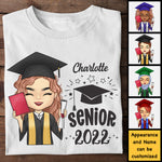 Custom Name Senior Graduation Gifts for Girls - Personalized Apparel