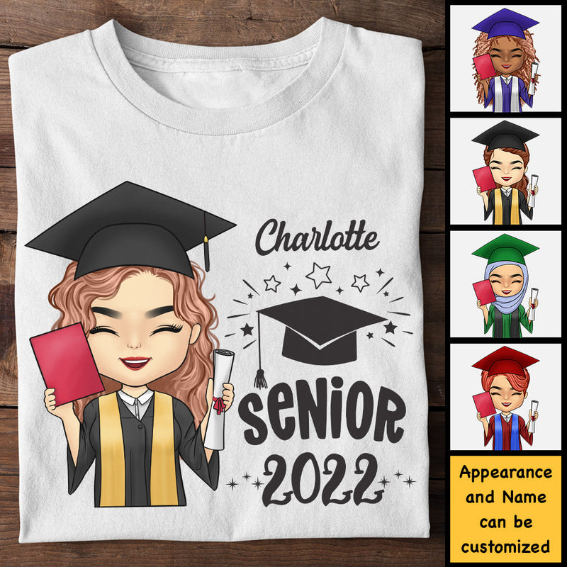 Custom Name Senior Graduation Gifts for Girls - Personalized Apparel