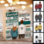 Custom Name Romantic Couple Gifts - Personalized Color Candle Holder