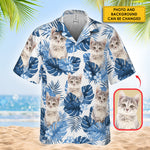 Custom Pet Photo Golden Retriever Gifts for Dog Lovers - Personalized Hawaiian Shirt
