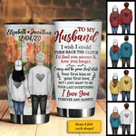 Custom Name Anniversary Gifts for Husband - Personalized Tumbler