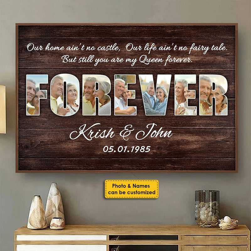 Custom Photo Forever Couple Gifts - Personalized Poster