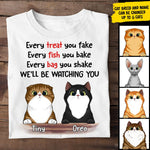 Custom Name Cat Gifts for Cat Lovers - Personalized Apparel