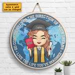 Custom Name Graduation Gifts for Graduate - Personalized Wood Sign
