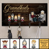 Our Cool Grandkids Spoiled Here - Personalized Key Hanger, Key Holder - Gift For Couples, Husband Wife