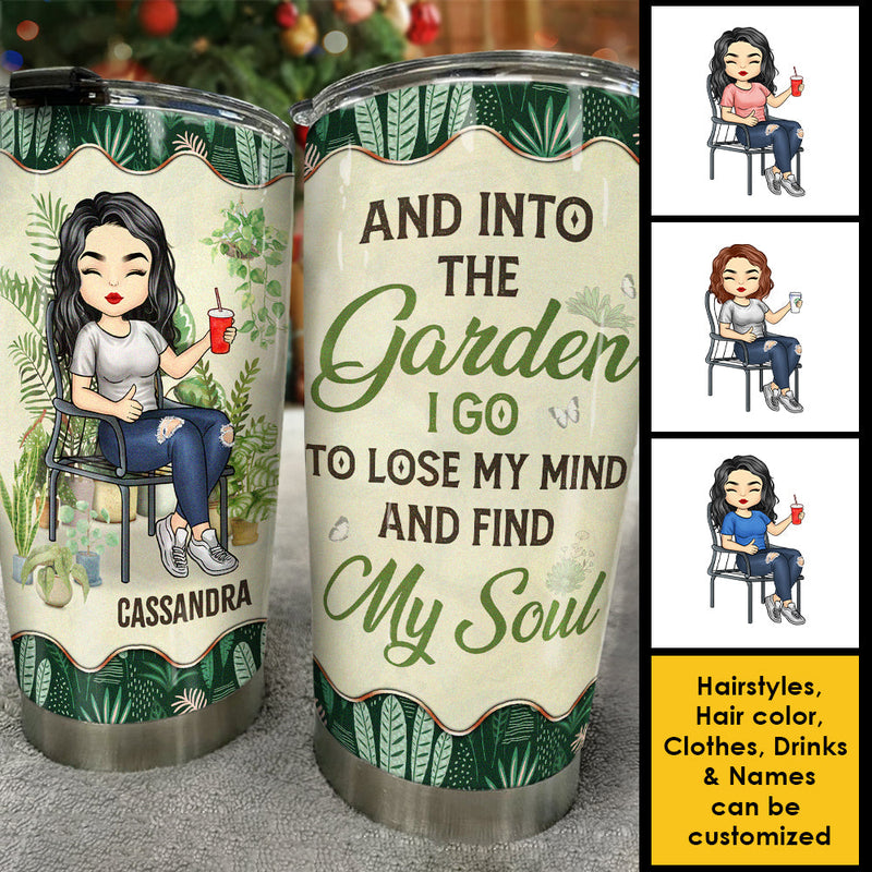 Custom Name Garden Gifts for Plant Lovers - Personalized Tumbler