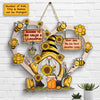 Blessed To Bee Called A Grandma - Personalized Shaped Wood Sign - Gift For Grandma, Grandparents