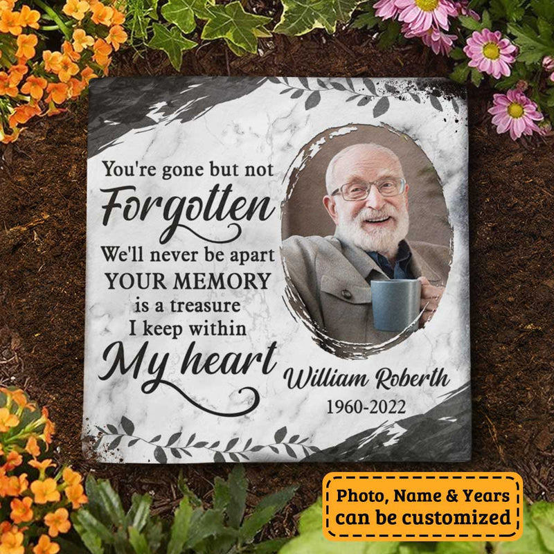 Custom Photo Memorial Tribute Decor - Personalized Memorial Stone