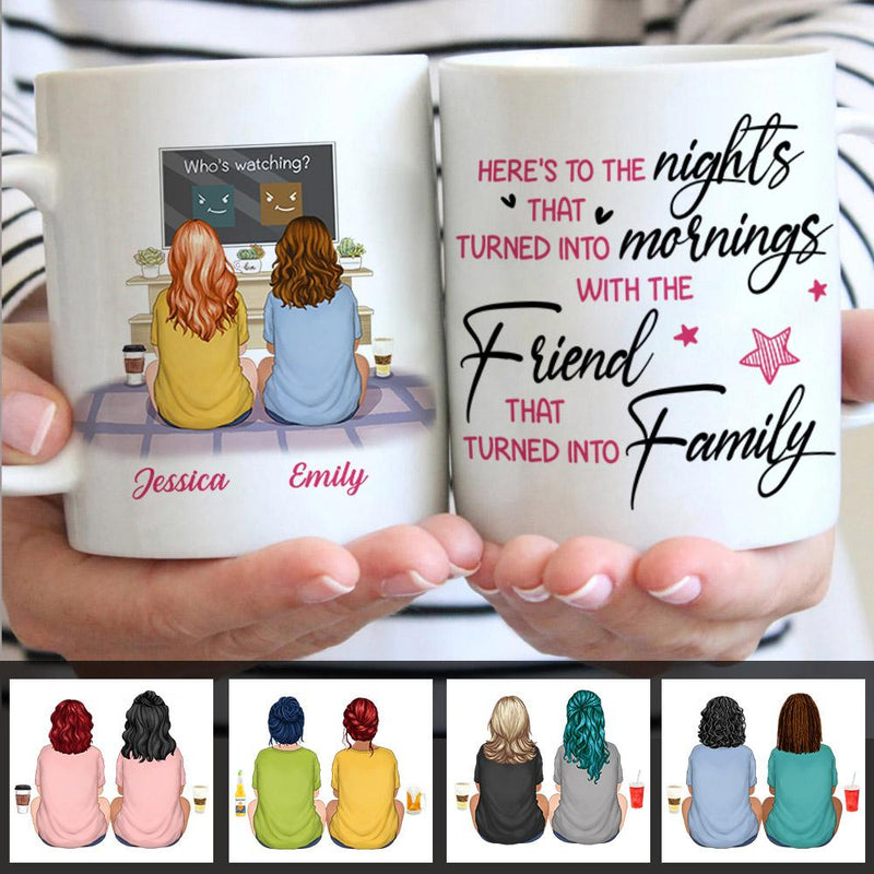 Bestie - Friends That Turned Into Family - Personalized Mug