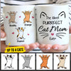 The Most Purrfect Cat Mom - Funny Personalized Cat Mug