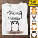 Custom Name Cat Comfort Gifts for Cat Lovers - Personalized Apparel