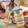 The Friends We Meet Along The Way - Personalized Can Cooler - Gift For Bestie