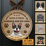 Custom Dog Breed Front Door Decor for Dog Lovers - Personalized Wood Sign