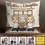 Custom Name Mother Daughter Gifts - Personalized Pillow