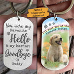 Custom Photo Favorite Hello Pet Memorial Gifts - Personalized Keychain