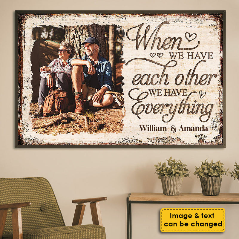 Custom Photo Couple Love Gifts - Personalized Poster