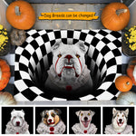 Custom Dog Breed Halloween Decor - Personalized Doormat