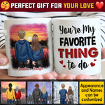 Custom Name Favorite Thing Gifts for Couples - Personalized Mugs