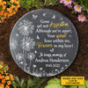 Although We Are Apart, Your Spirit Lives Within Me - Personalized Memorial Stone, Human Grave Marker - Memorial Gift, Sympathy Gift