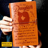 You're Braver Than You Believe - Personalized Vintage Journal - Gift For Daughter