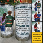 Custom Name Romantic Couple Gifts - Personalized Tumbler