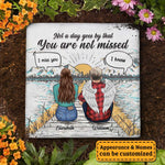 Custom Name Angel Memorial Lake Scene Gifts - Personalized Memorial Stone