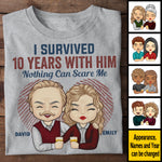 Custom Funny Anniversary Couple Gifts - Personalized Apparel