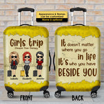 Custom Name Girls Trip Gifts for Women - Personalized Luggage Cover