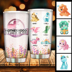 Custom Name Dinosaur Gifts for Moms - Personalized Tumbler