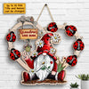 Grandma's Love Bugs - Personalized Shaped Wood Sign - Gift For Grandma, Grandparents