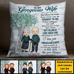 Custom Name Love Gifts for Wife - Personalized Pillow