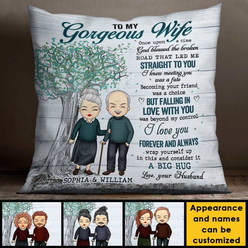 Custom Name Love Gifts for Wife - Personalized Pillow