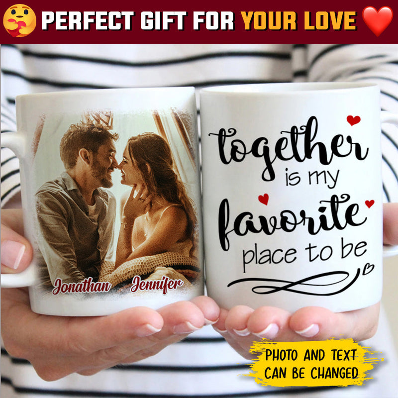 Custom Photo Romantic Couple Gifts - Personalized Mugs