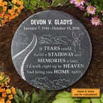 Custom Name Memorial Angel Garden Decor - Personalized Memorial Stone