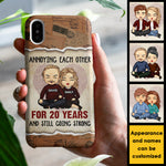 Custom Name Funny Couple Anniversary Gifts - Personalized Phone Case