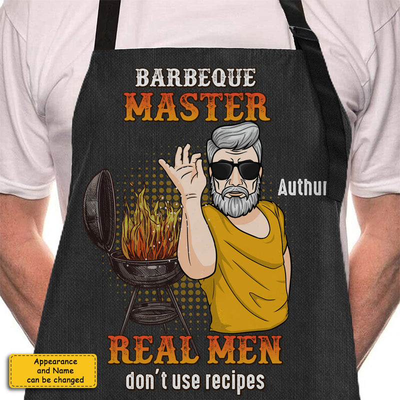 Custom Name Funny Barbecue Gifts for Men - Personalized Apron