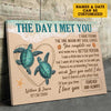 There Is No Pretending I Love You - Personalized Horizontal Canvas - Gift For Couples, Husband Wife
