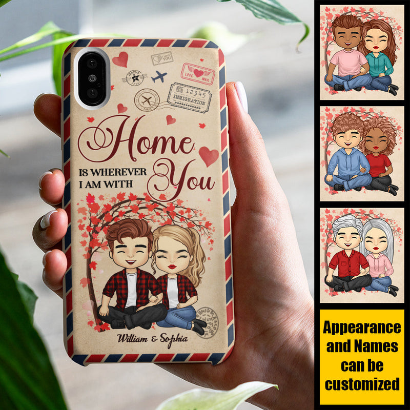 Custom Name Couple Love Gifts - Personalized Phone Case