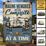 Custom Name Camping Gifts for Couples - Personalized Metal Sign