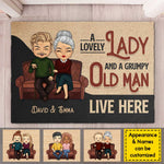 Custom Name Funny Couple Gifts - Personalized Doormat