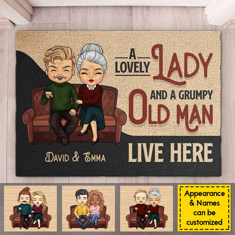 Custom Name Funny Couple Gifts - Personalized Doormat