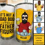 Custom Name Funny Beer Dad Gifts - Personalized Tumbler