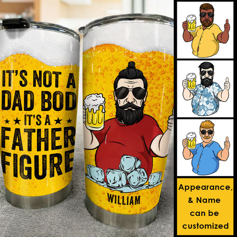 Custom Name Funny Beer Dad Gifts - Personalized Tumbler