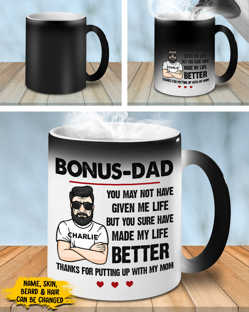 Custom Name Bonus Dad Gifts - Personalized Mugs