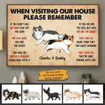 Cat House Rules Home Decor - Poster