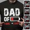 Dad Of The Boys And Girls - Gift For Dad, Personalized Unisex T-Shirt