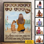 Custom Name Pet Memorial Lighthouse Decor - Personalized Poster