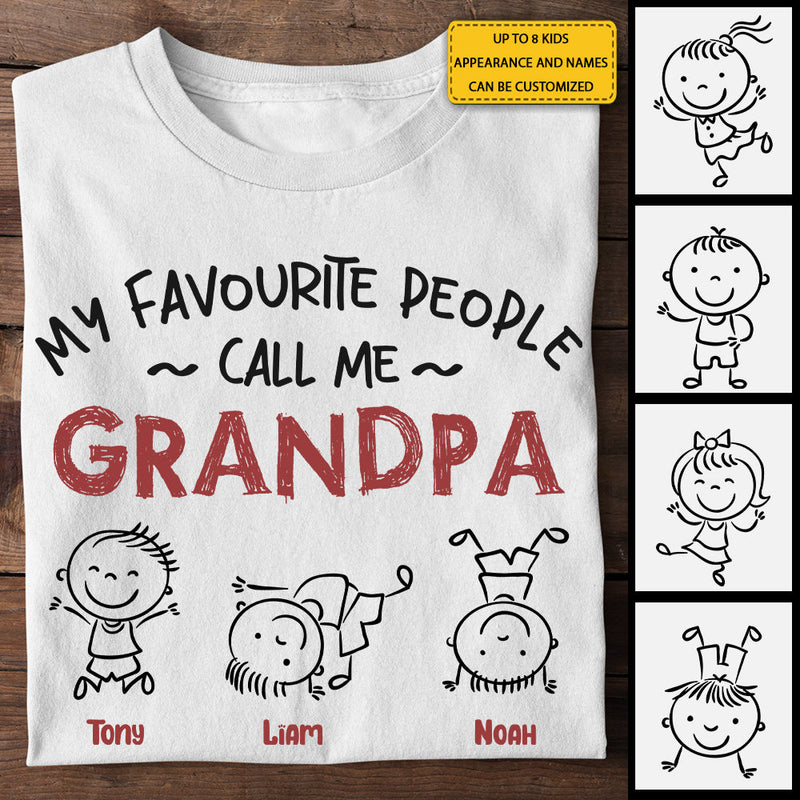 I'm Called Grandpa - Personalized Unisex T-shirt, Hoodie - Gift For Mom, Grandma, Dad & Grandpa
