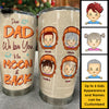 Love You To The Moon And Back - Personalized Tumbler - Gift For Dad